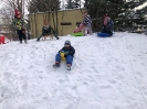 Zabawy na śniegu u Żabek 22.01.23r.