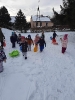 Zabawy na śniegu u Żabek 22.01.23r.