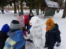 Zabawy na śniegu u Delfinków 22.01.23r.