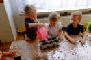 Zielony ogródek w sali Pszczółek 12.03.2025r.